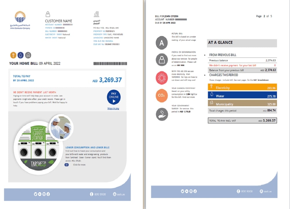  Minol USA business utility bill 